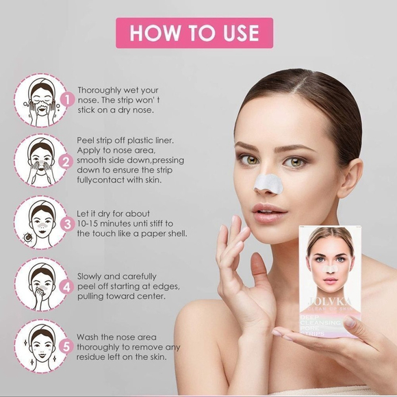 jolvka Blackhead Deep Cleansing Pore Strips For Nose 30 Pieces - Picture 4 of 6
